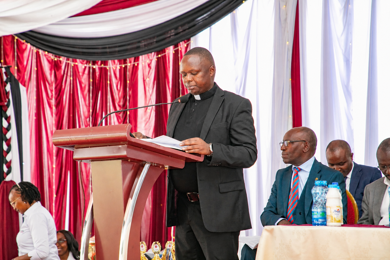 Executive Director visiting a community programme